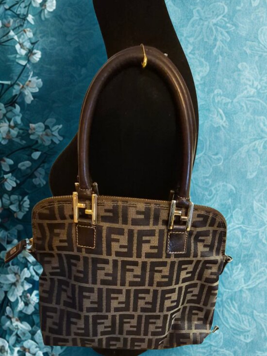 Fendi Handbags - Fendi ZuccaFend Monogram 2-Way Bag – Vintage Y2K | Crossbody + Top Handle | Rare
